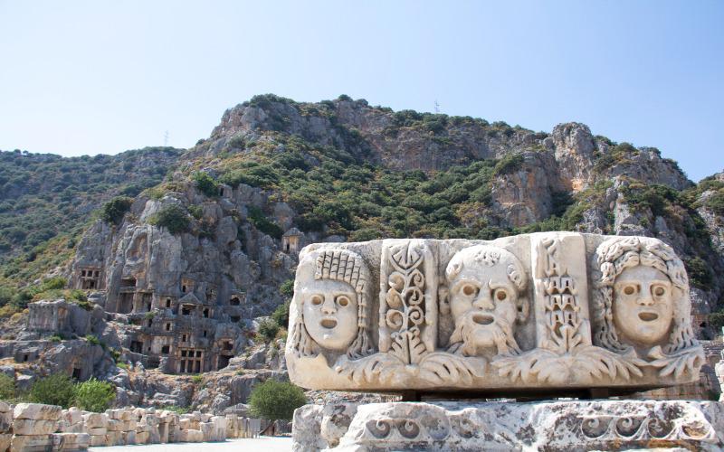 Kaunos Kral Mezarları (Dalyan Kral Mezarları) Tur